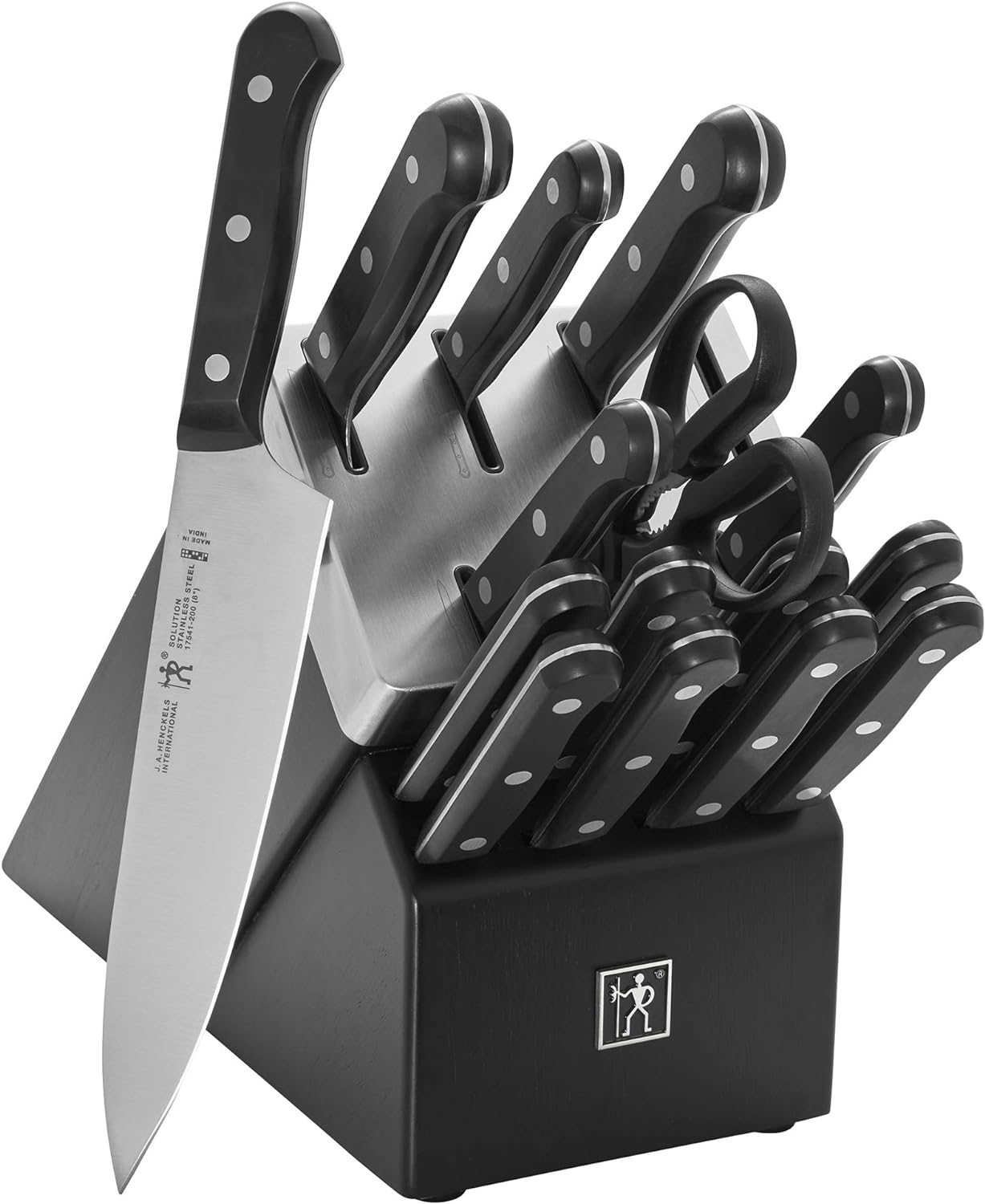 HENCKELS Solution Razor-Sharp 16-pc Self Sharpening Knife Block Set