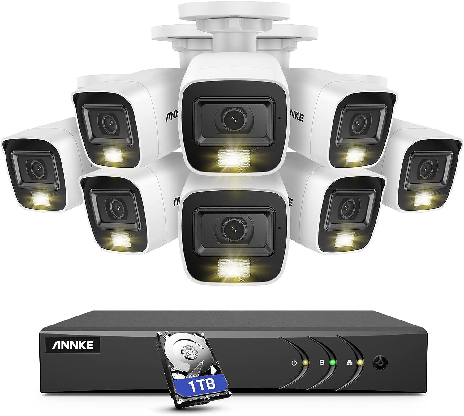 ANNKE Home Wired Camera Security System with Audio