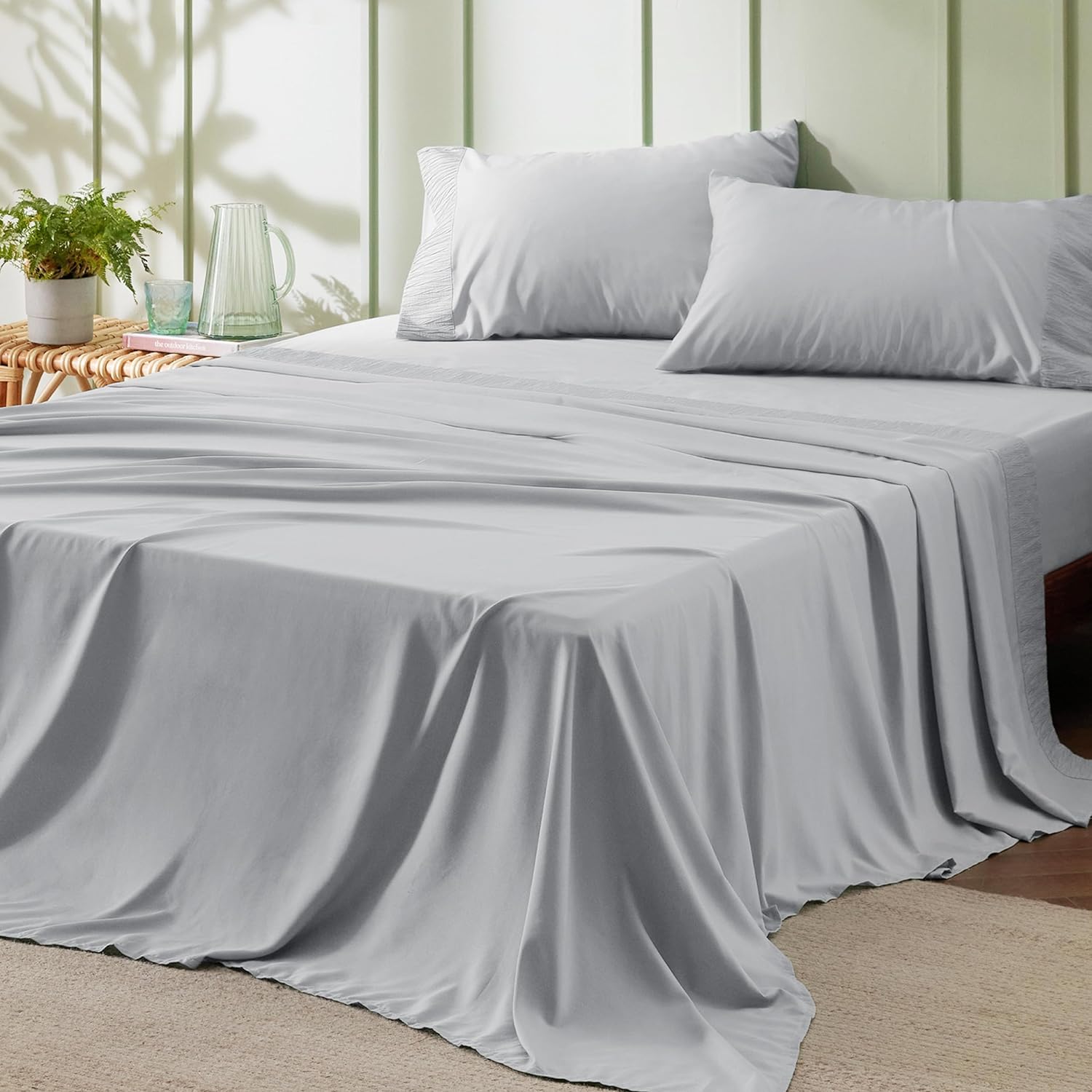 Bedsure Queen Sheet Set - Soft Sheets for Queen Size Bed