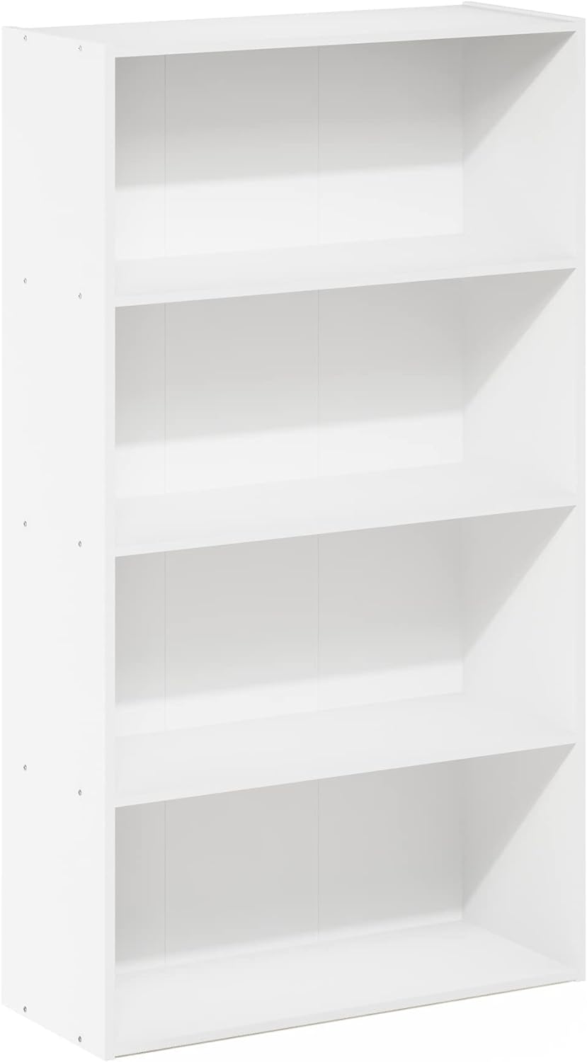 Furinno Pasir 4-Tier Bookcase/Bookshelf/Storage Shelves