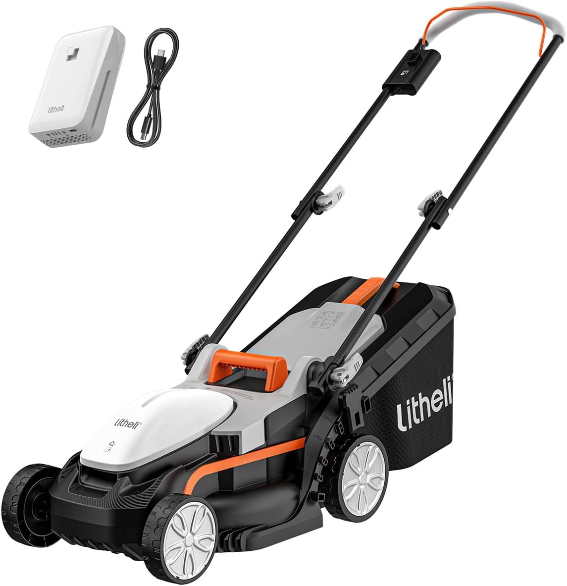 Litheli Cordless Lawn Mower 13 Inch