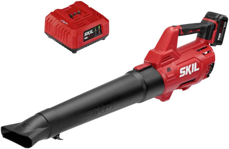 SKIL BL4714B-10 PWR CORE 20 Brushless 400 CFM Leaf Blower Kit