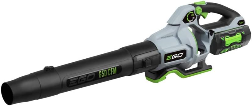 EGO Power+ LB6504 650 CFM Variable-Speed 56-Volt Lithium-ion Cordless Leaf Blower 5.0Ah Battery and Charger Included