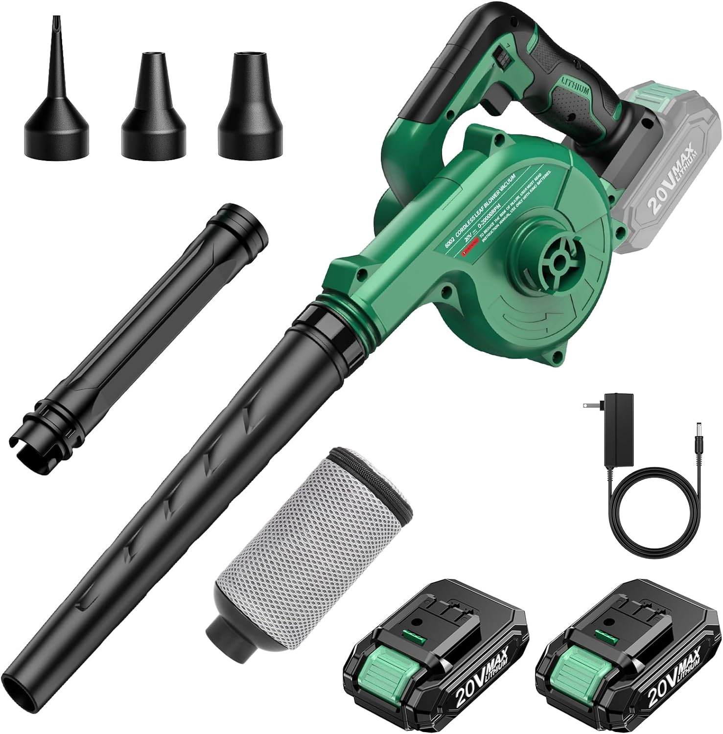 K I M O. Cordless Leaf Blower Vacuum Combo 4 IN 1