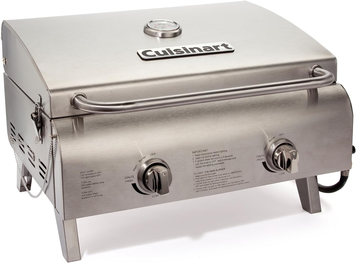 Cuisinart CGG-306 Chef's Style Portable Propane Tabletop 20