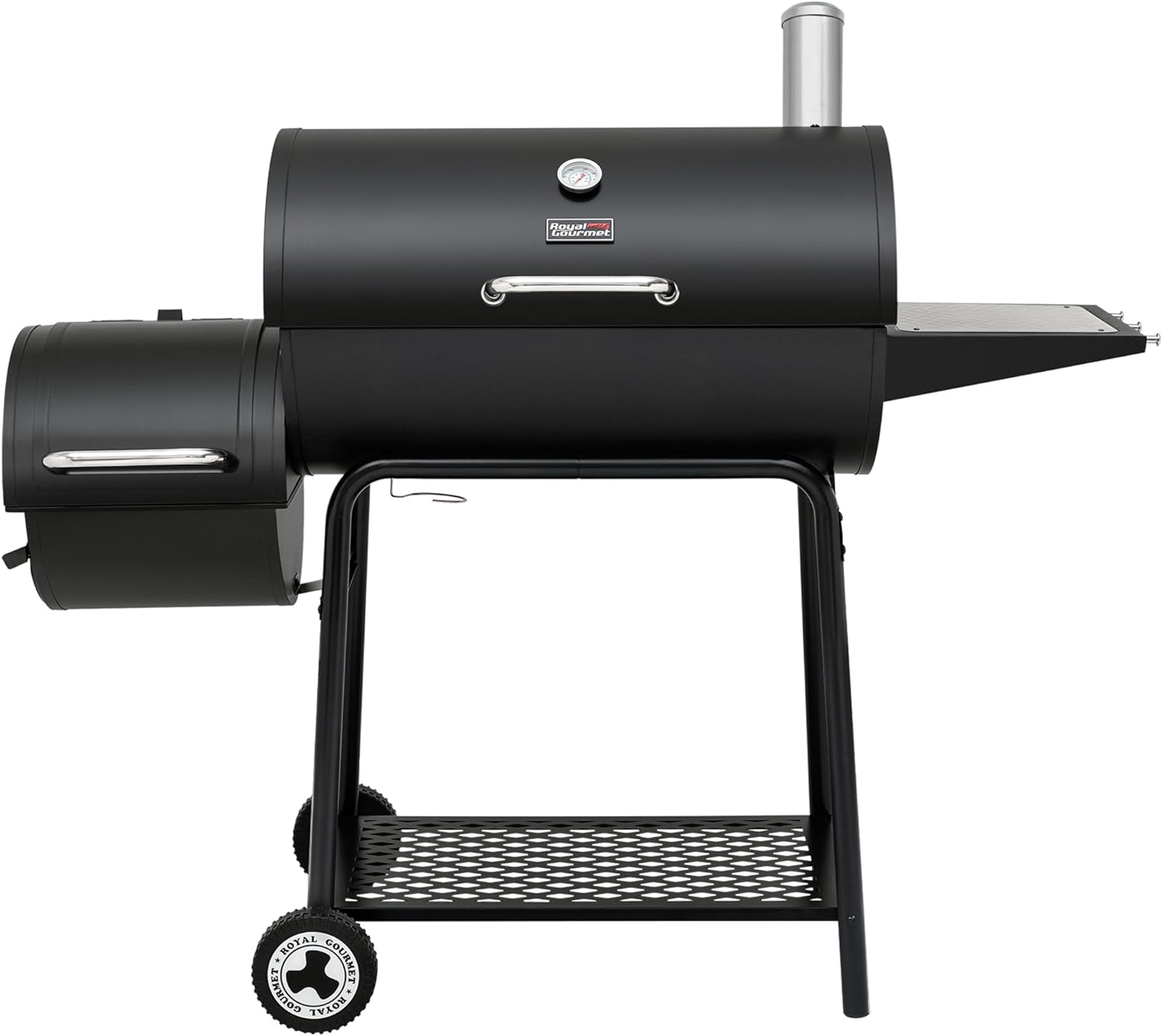 Royal Gourmet CC1830M 30-Inch Barrel Charcoal Grill with Offset Smoker