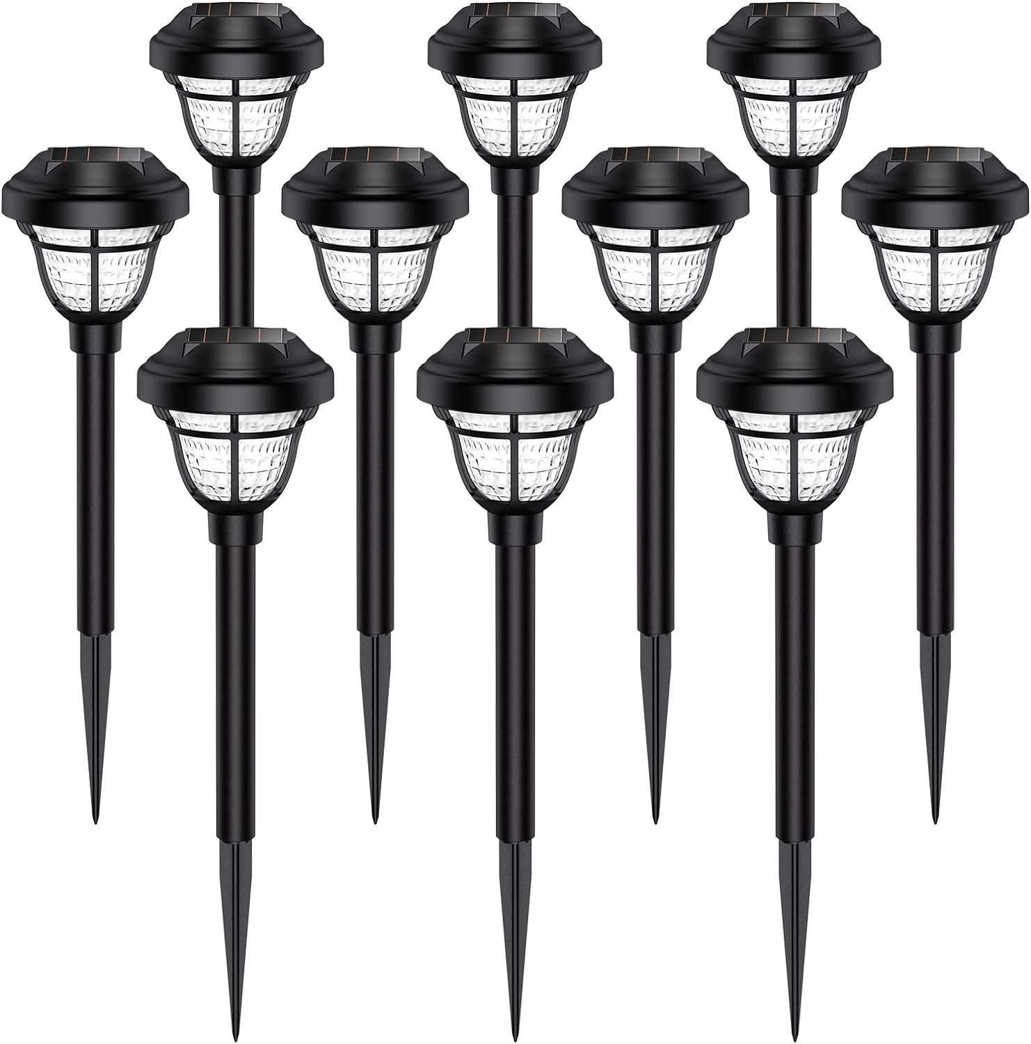 HNES Super Bright 2 in 1 Solar Lights Outdoor Waterproof