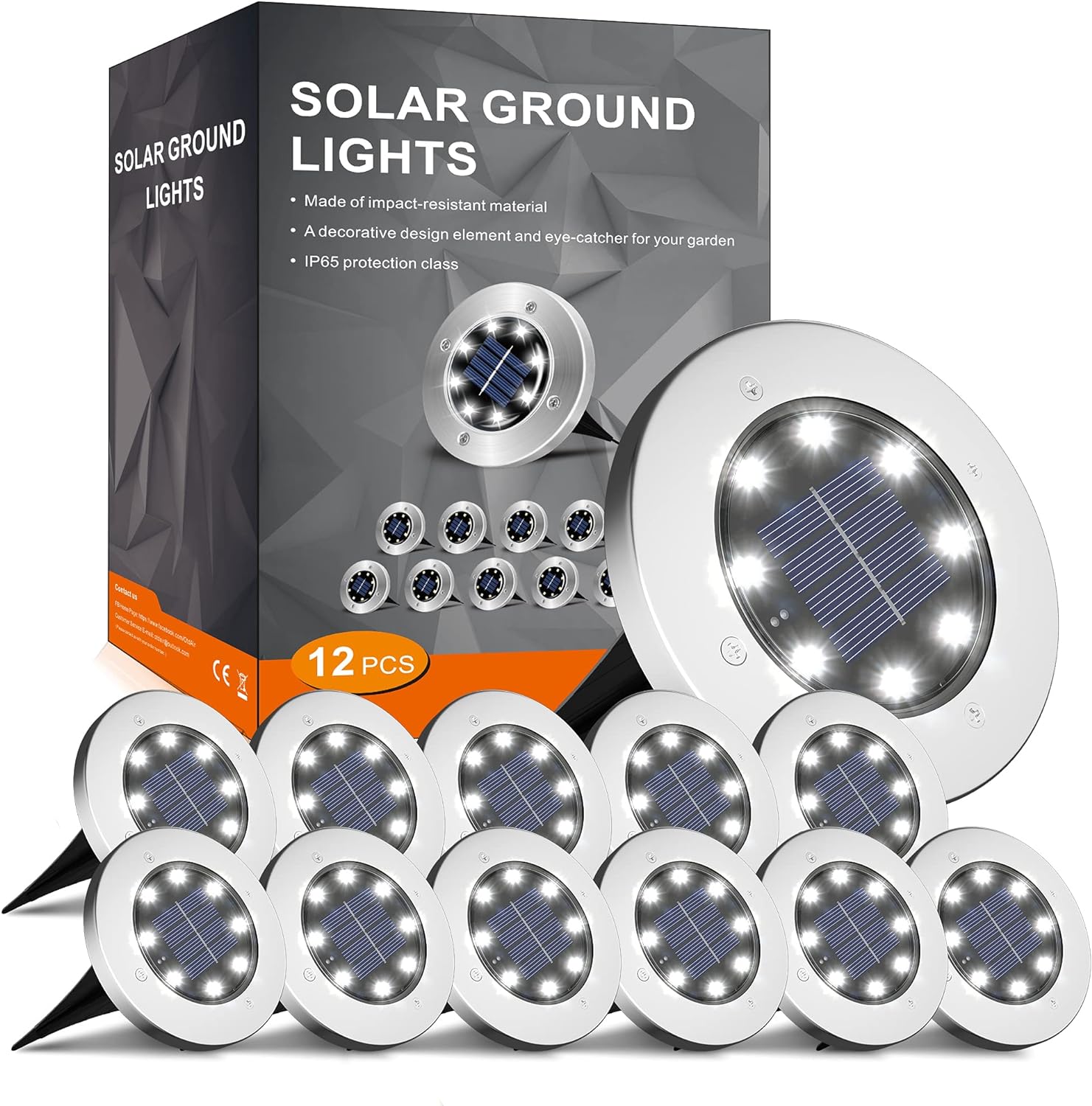 INCX Solar Lights for Outside