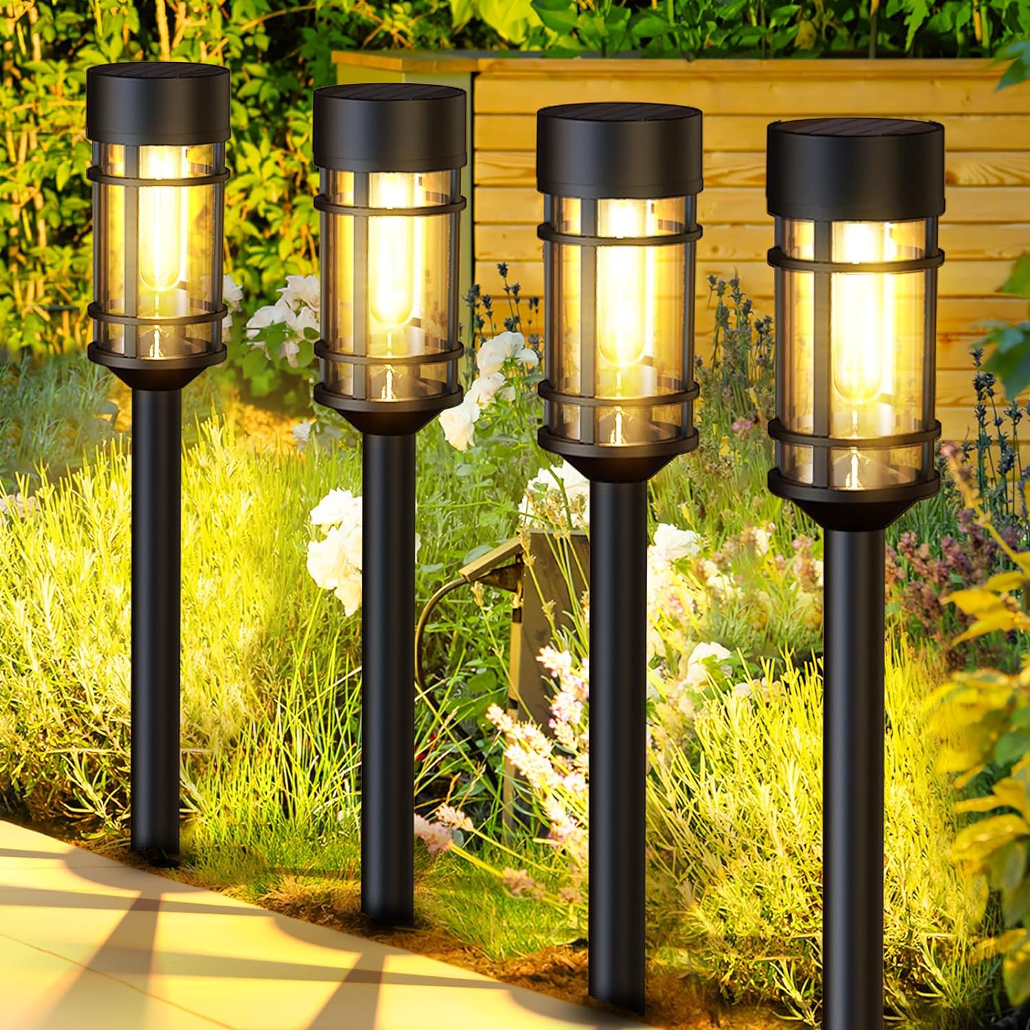 Solar Pathway Lights 8 Pack