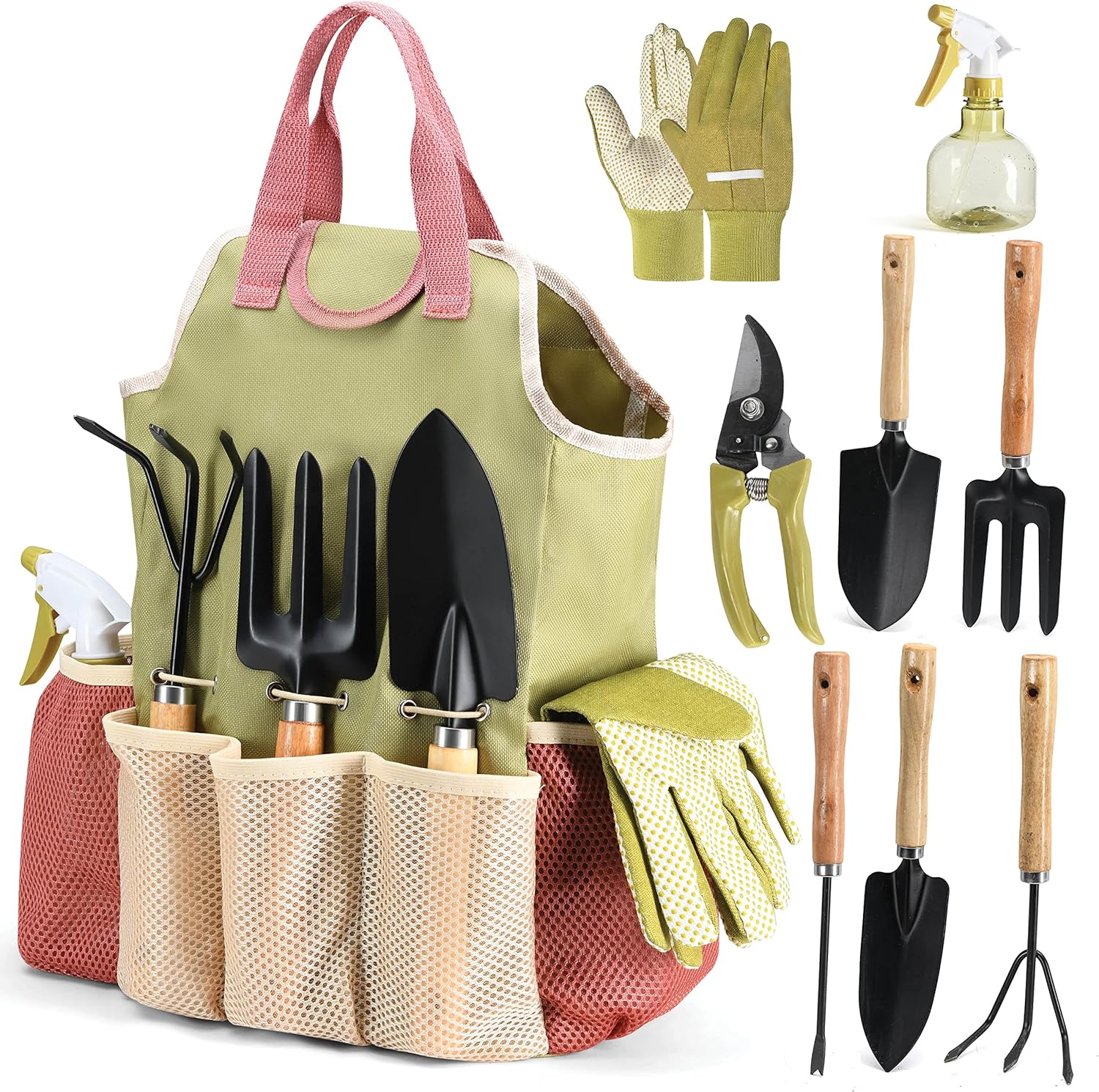 Complete Garden Tool Kit Comes With Bag & Gloves