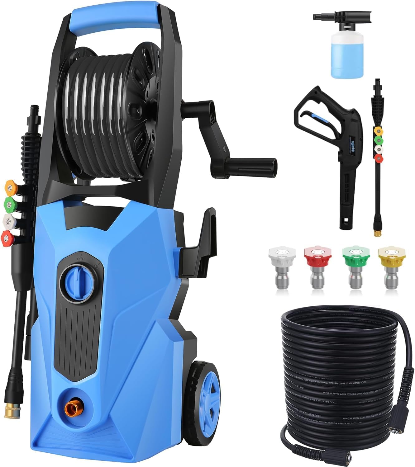 4000PSI Pressure Washer 2024 Newest 4.0GPM High Power Washer Professional Electric Pressure Power Washer with 33ft Hose Reel