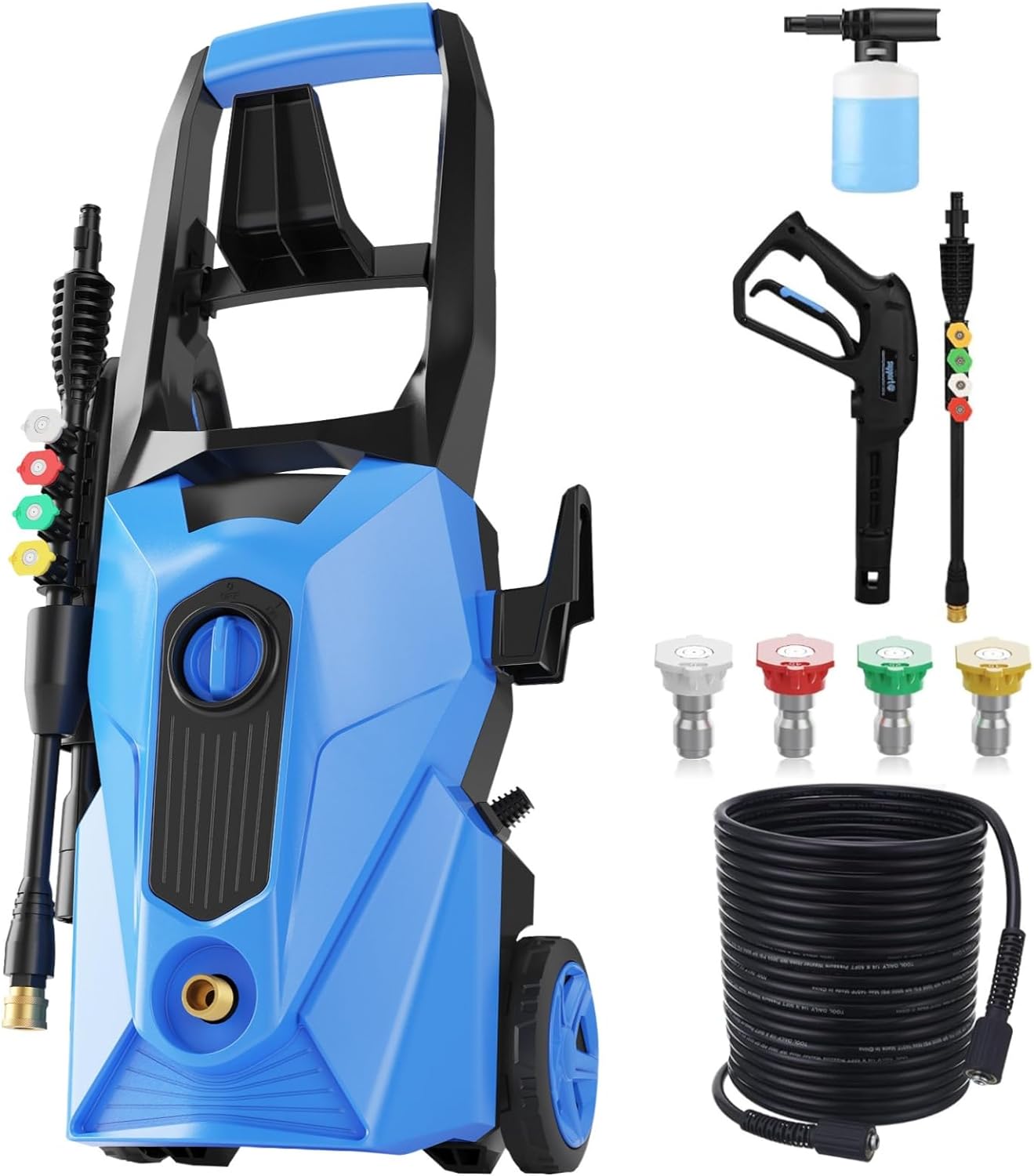 4000PSI Pressure Washer 2024 Newest 4.0GPM High Power Washer Professional Electric Pressure Power Washer with 33ft Pressure Hose