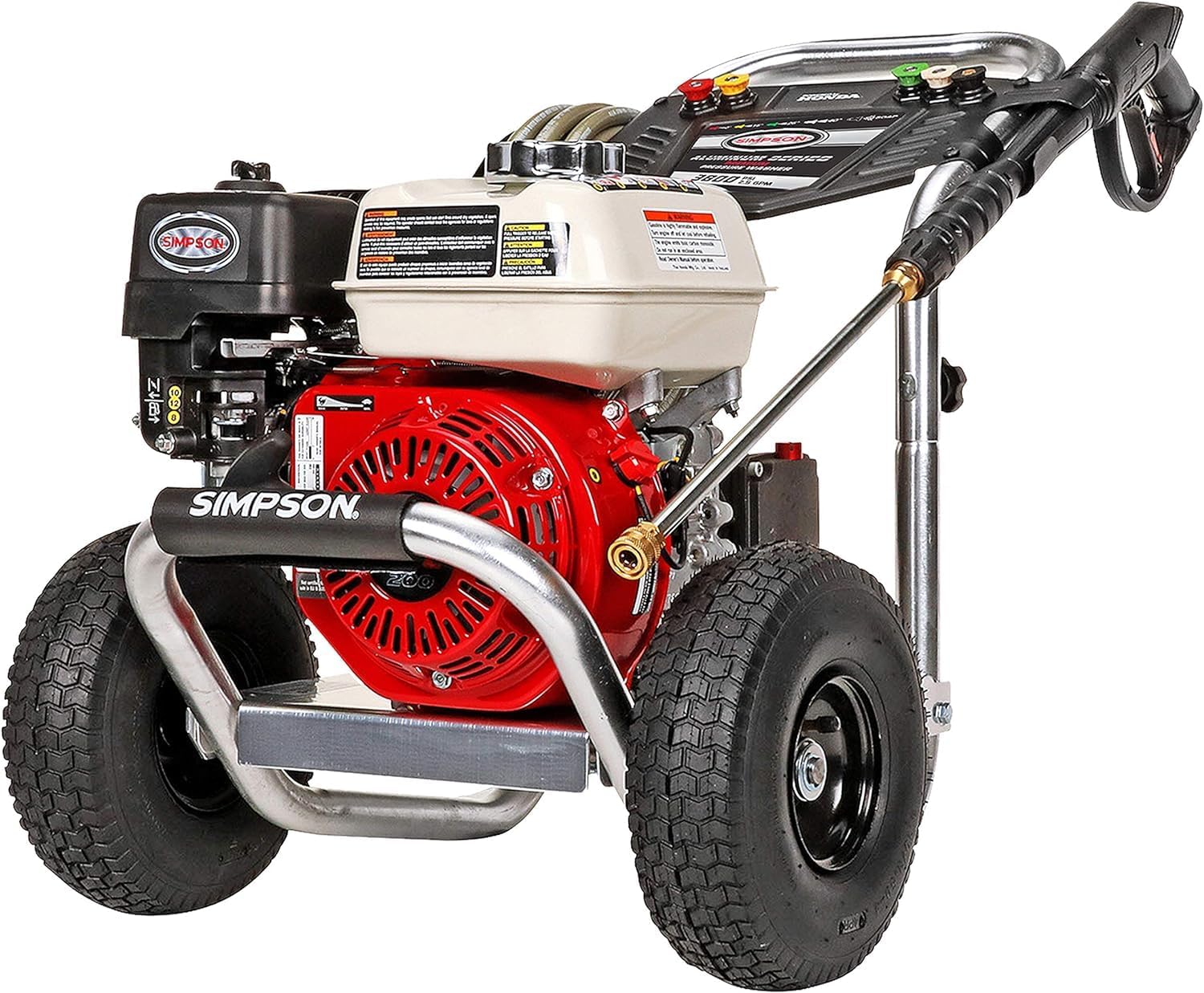 SIMPSON Cleaning ALH3425 Aluminum Series 3600 PSI Gas Pressure Washer