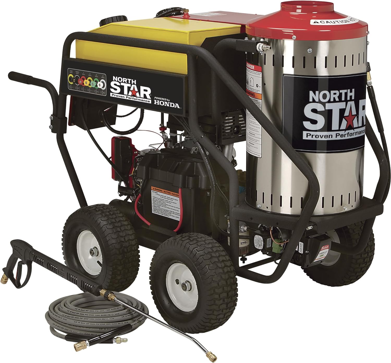 North Star Hot Water & Wet Steam Pressure Washer with Power Nozzles