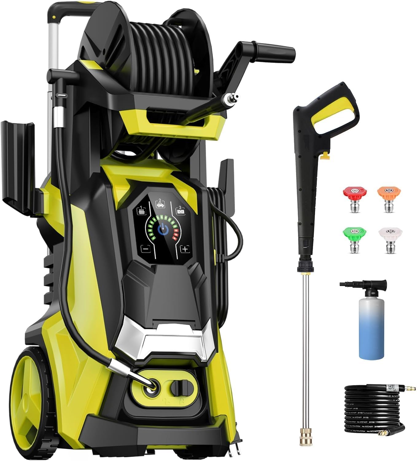 Electric Pressure Washer 4800 PSI 3.5 GPM Power Washer Touch Screen Adjustable Pressure