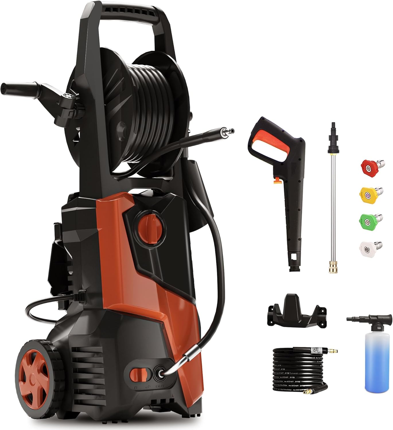 Electric Pressure Washer 4500 PSI Max 4 GPM Power Washer with 20ft Hose 17ft Power Cord