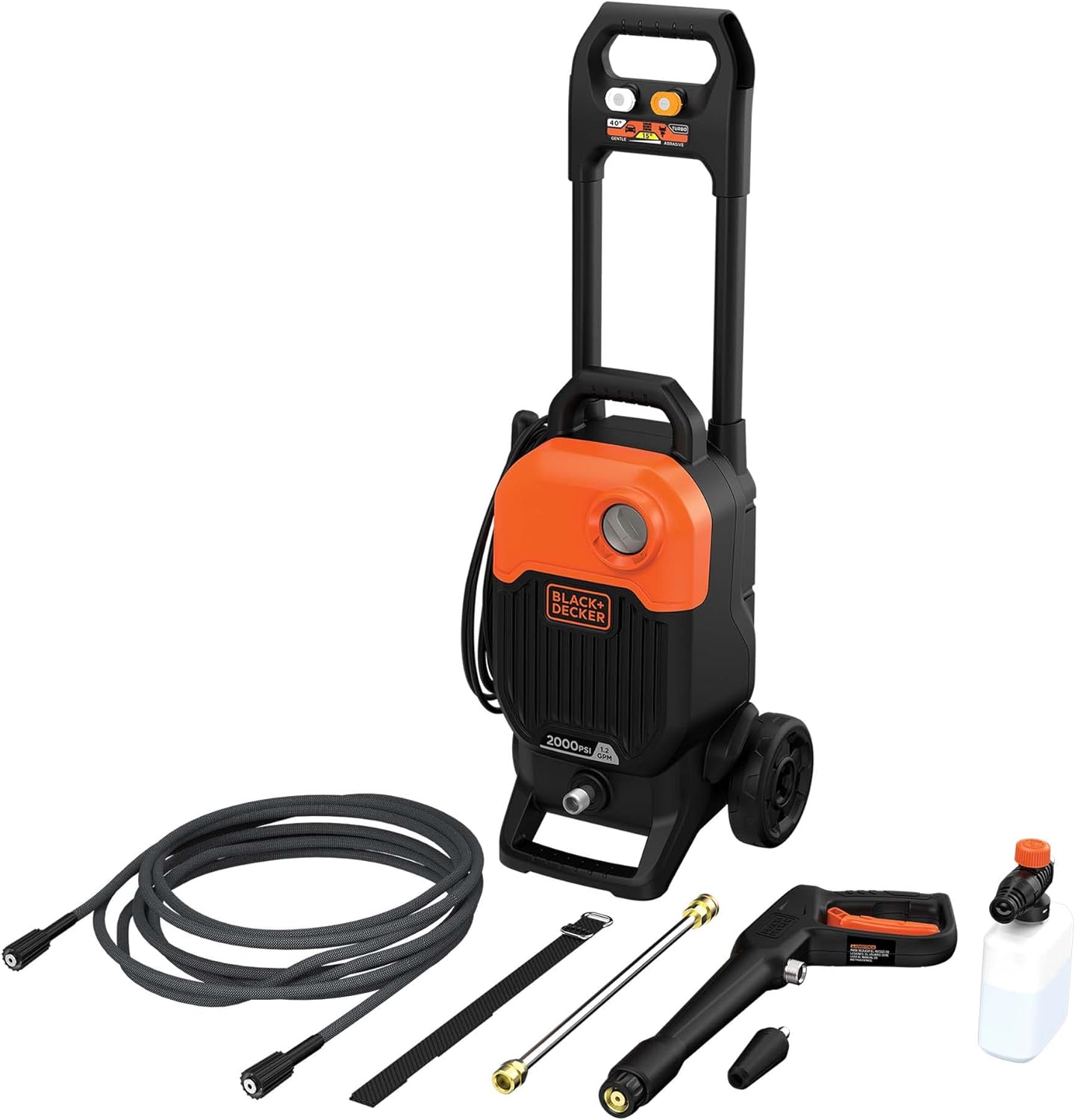 BLACK+DECKER Electric Cold Water Pressure Washer