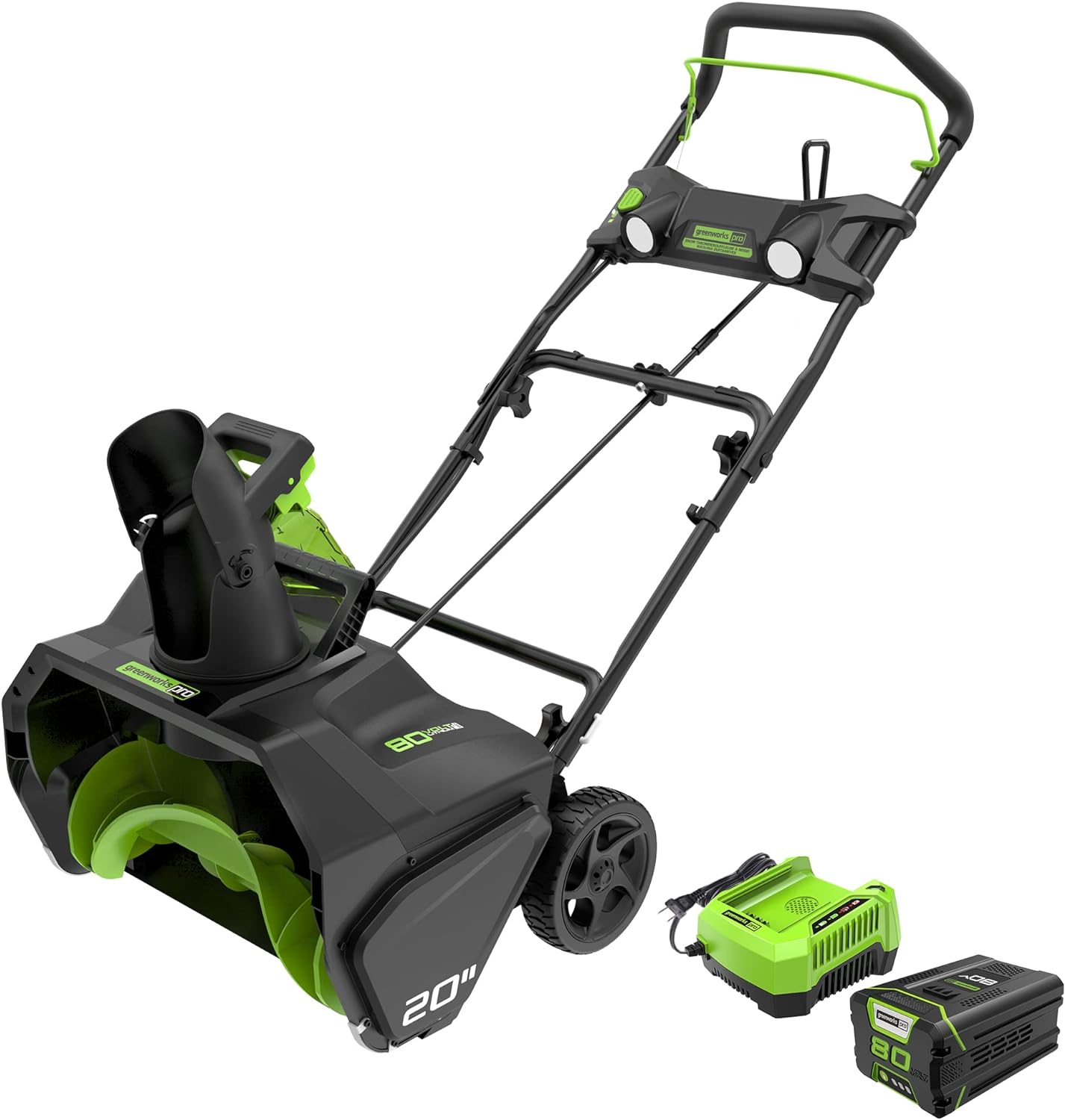 Greenworks 80V (75+ Compatible Tools) 20” Brushless Cordless Snow Blower