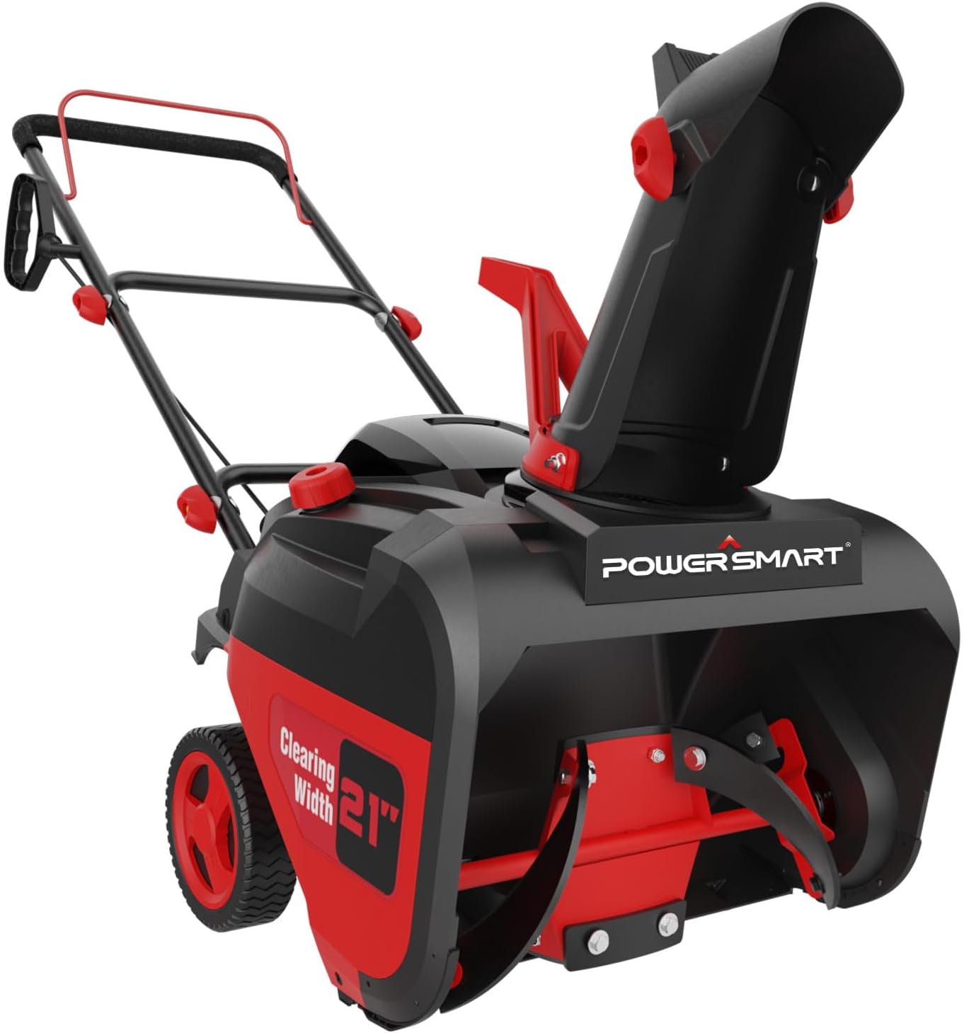 PowerSmart 21 in. Gas Powered Single-Stage Snow Blower with 212cc 4-Stroke Engine and Recoil Starter