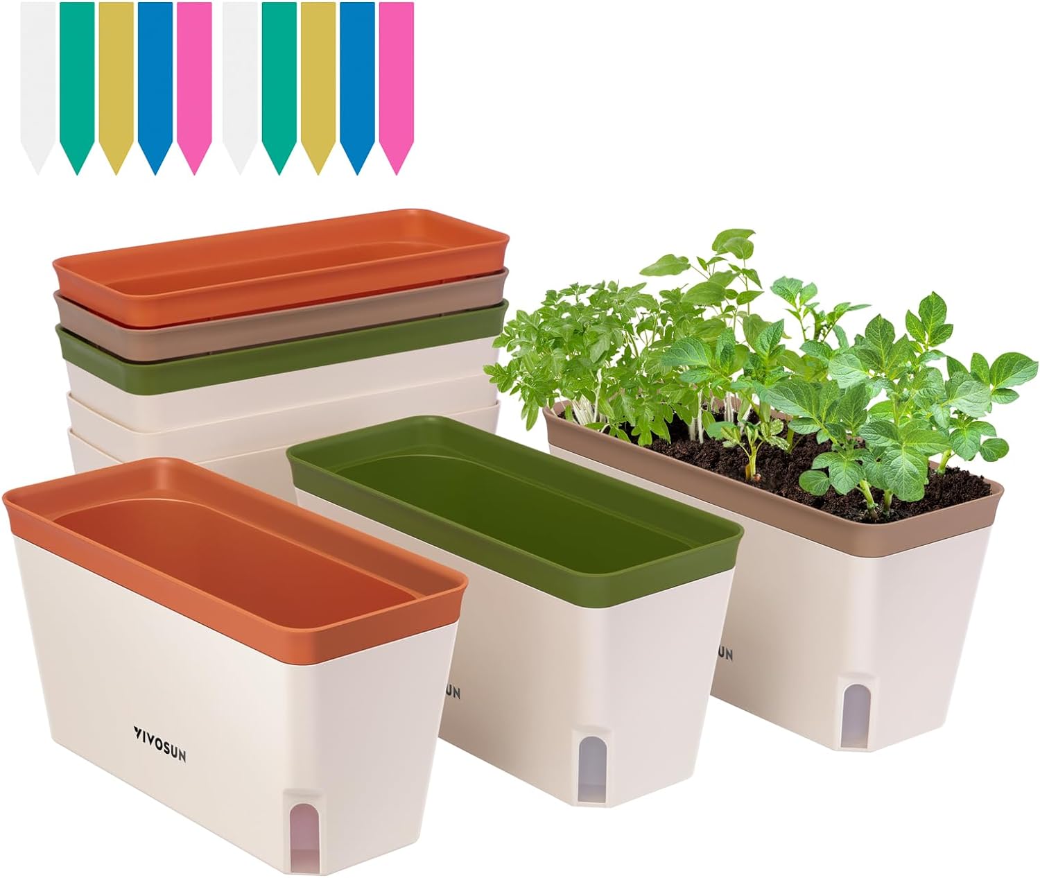 VIVOSUN Self-Watering Planters