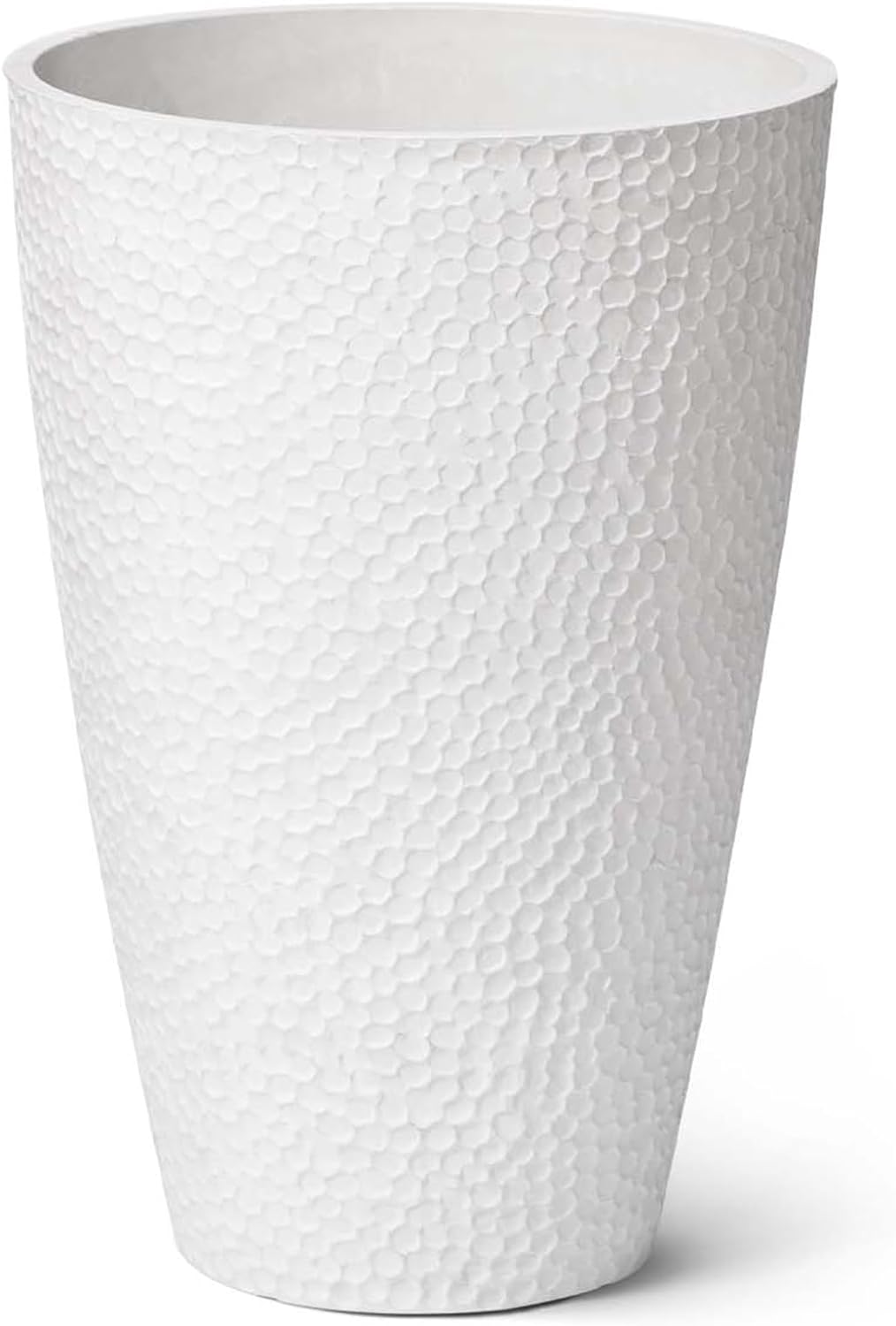 LA JOLIE MUSE Tall White Planter for Indoor Plants