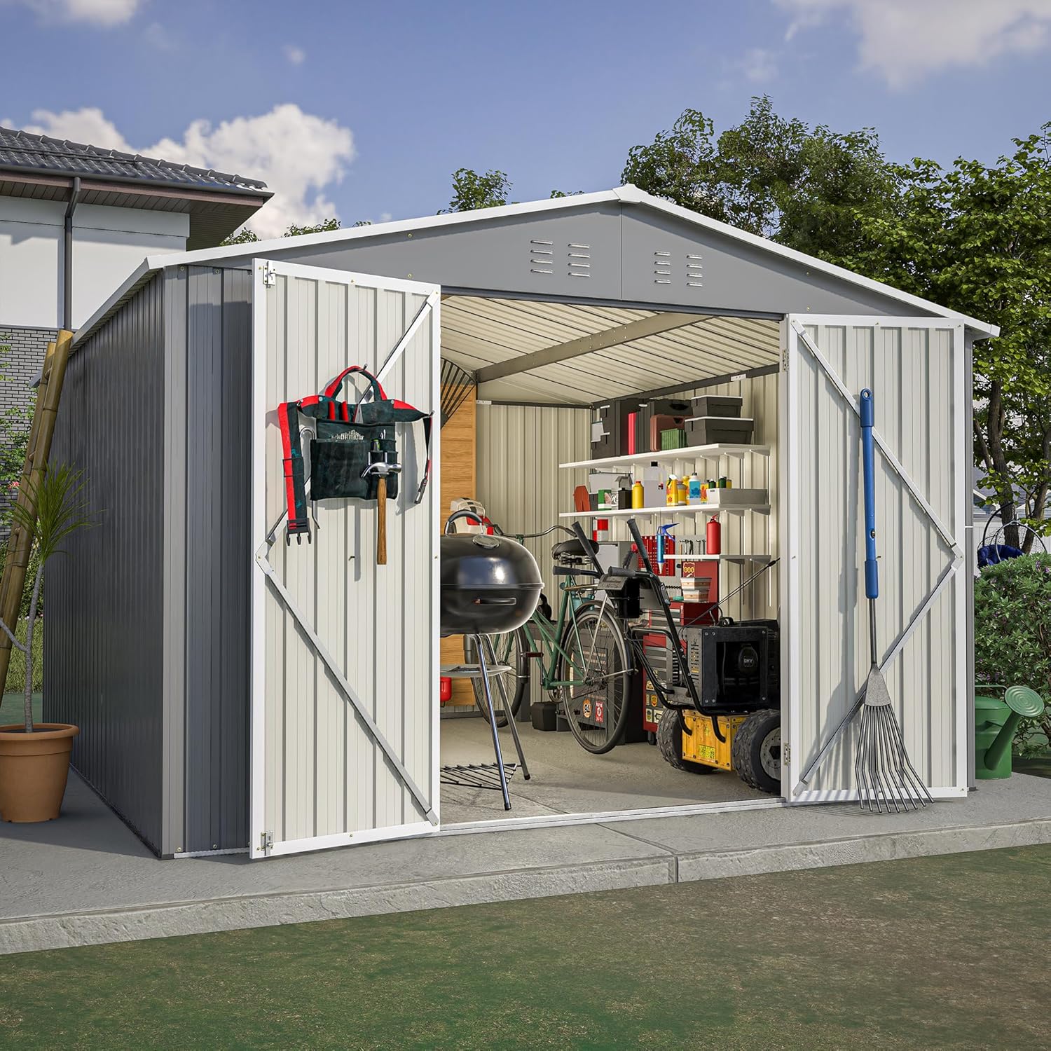 10 x 10 FT Outdoor Storage Shed