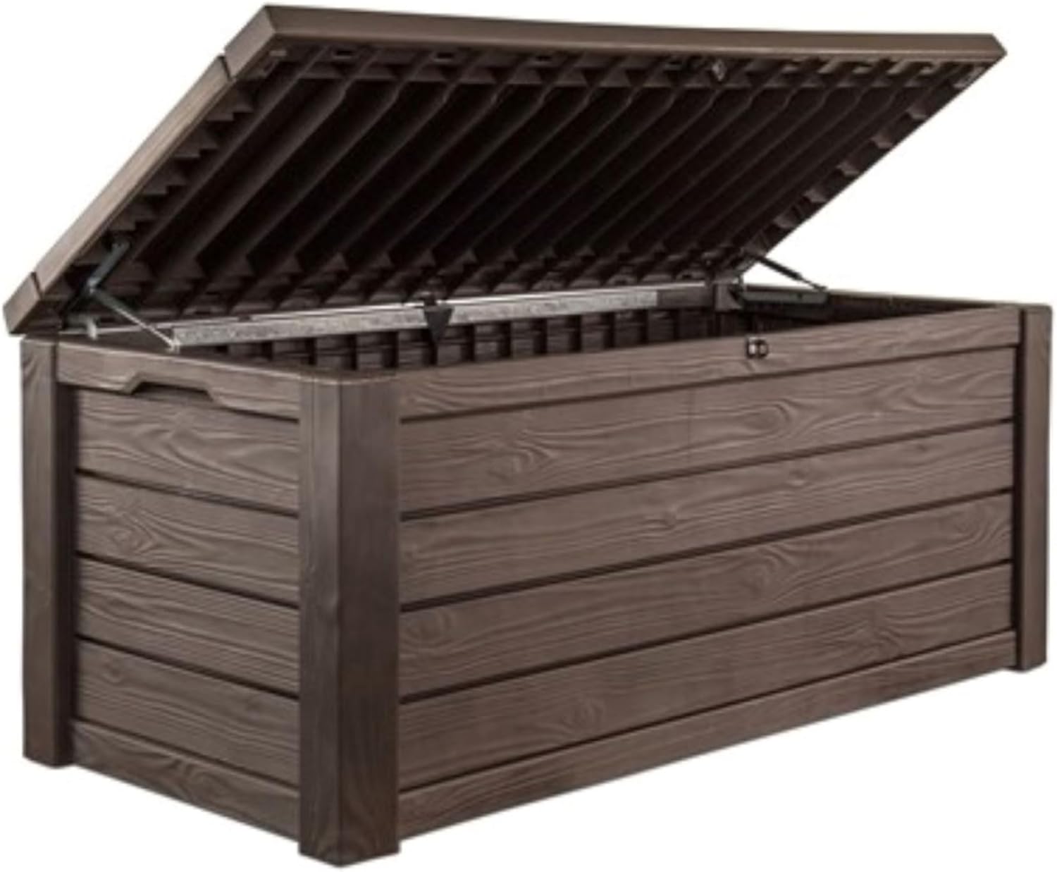 Keter Westwood 150 Gallon Plastic Outdoor Furniture Storage Deck Box