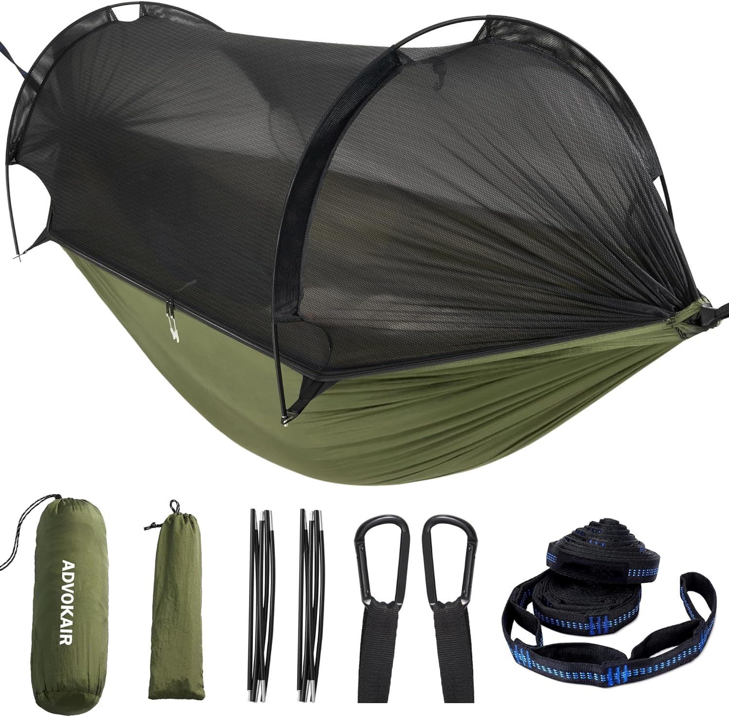 Camping Hammock with Mosquito Net Up to 500lbs