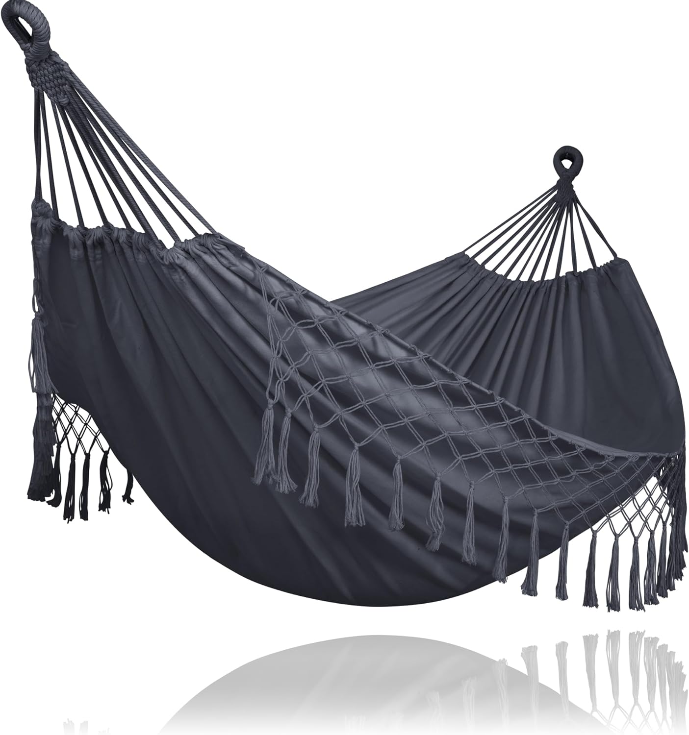 SUNCREAT Extra Large Double Hanging Hammock for Camping