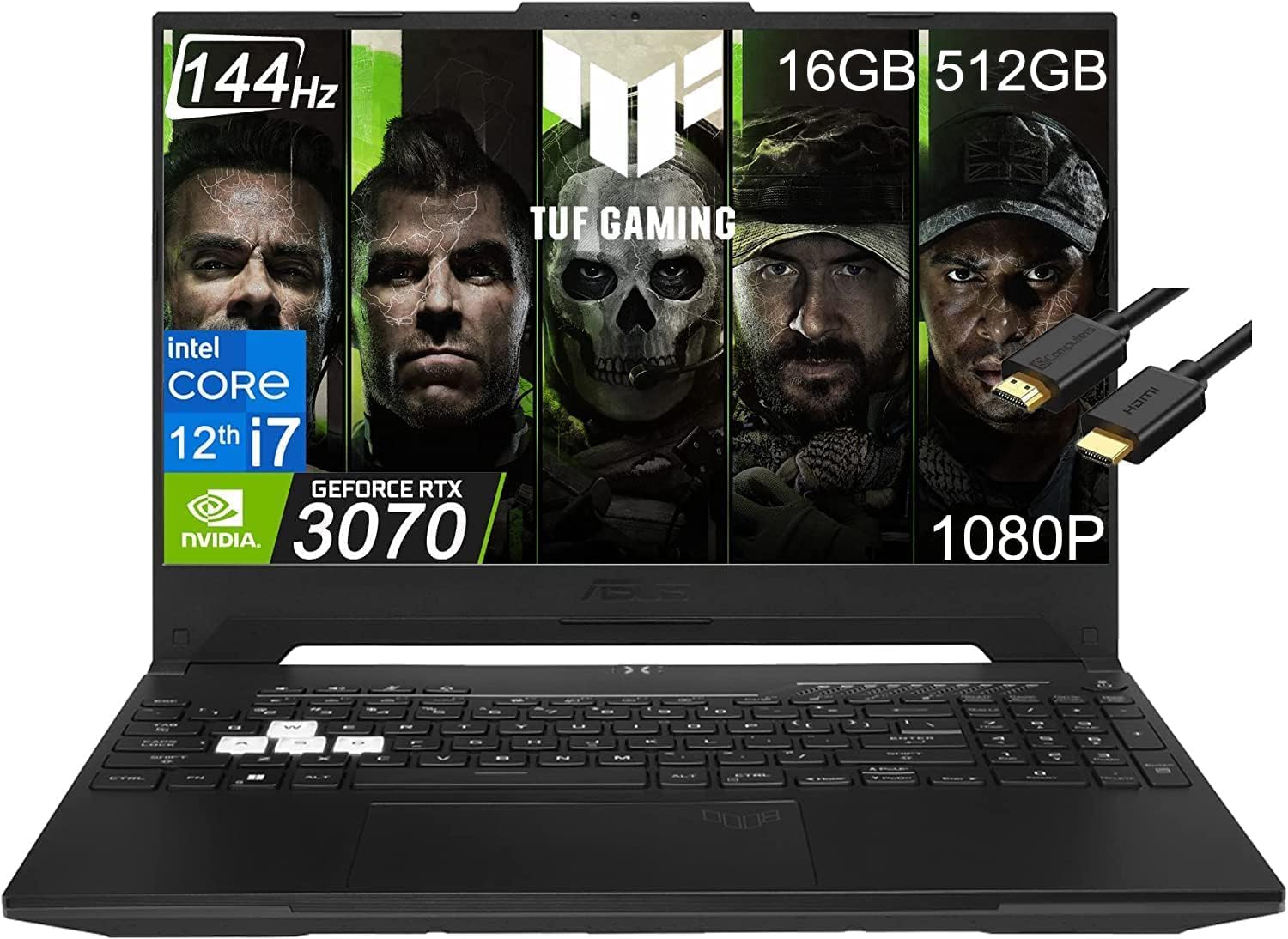 ASUS TUF Dash F15 Gaming Laptop (15.6 inches 144Hz