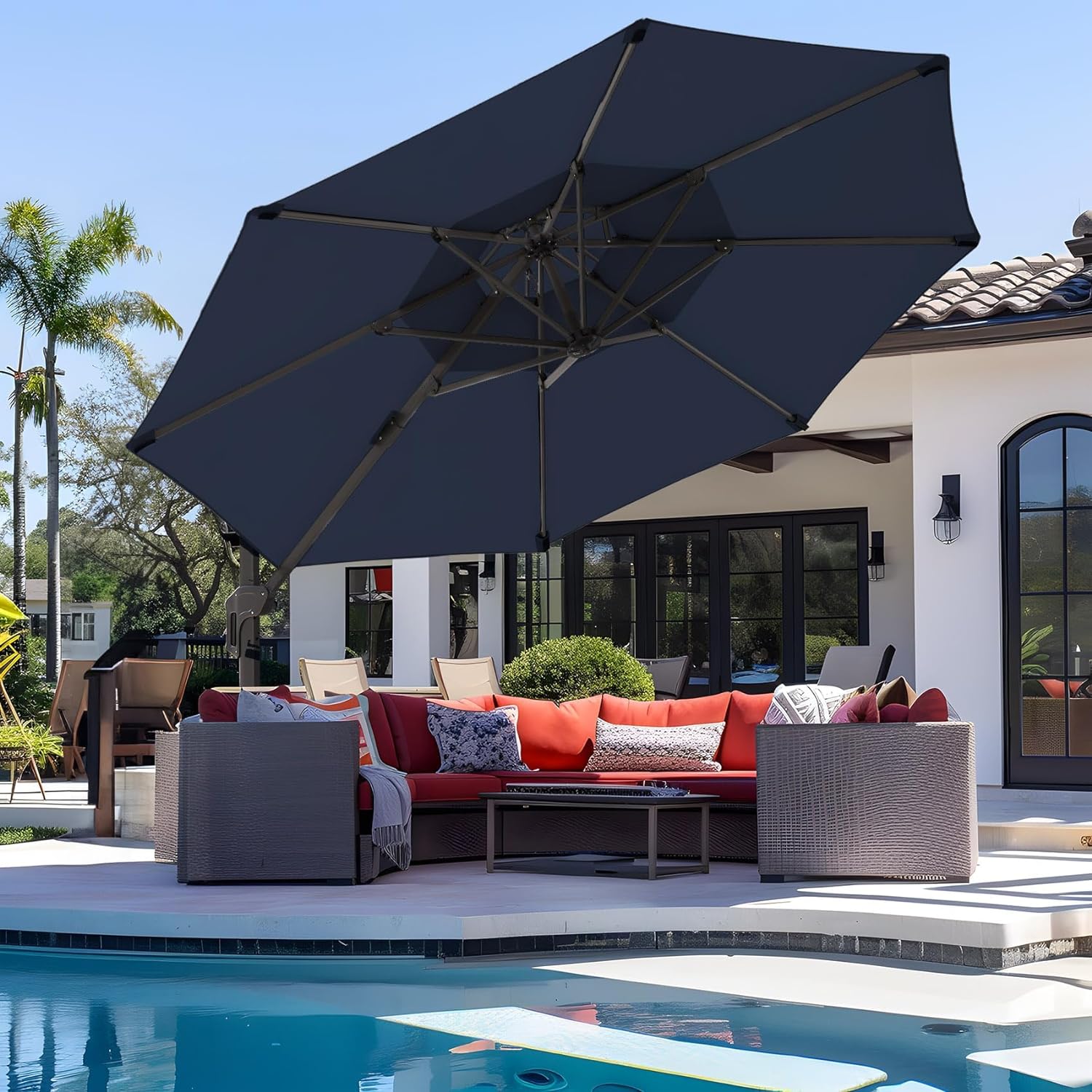 wikiwiki 12 FT Cantilever Patio Umbrella