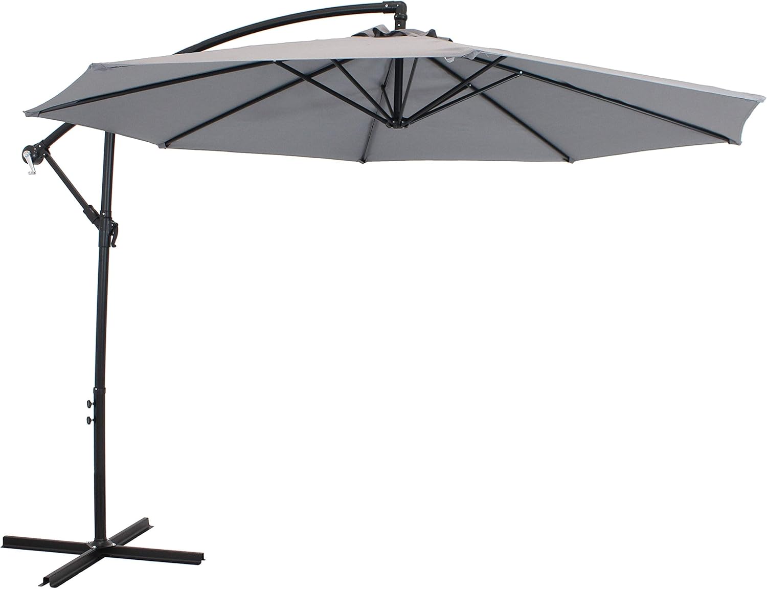 Sunnydaze 9.5-Foot Cantilever Umbrella with Air Vent