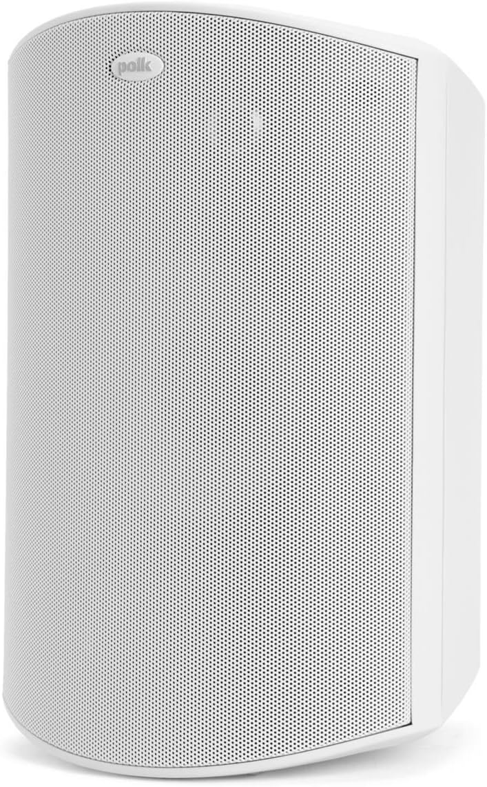 Polk Audio Atrium 8 SDI Flagship Outdoor Speaker (White) - Use as Single Unit or Stereo Pair