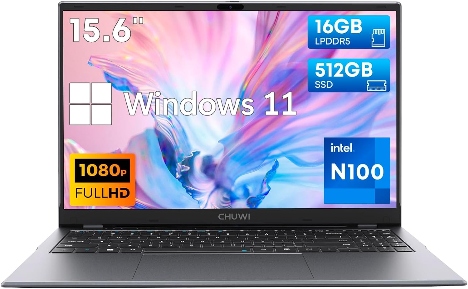 CHUWI Windows 11 Laptop 15.6''