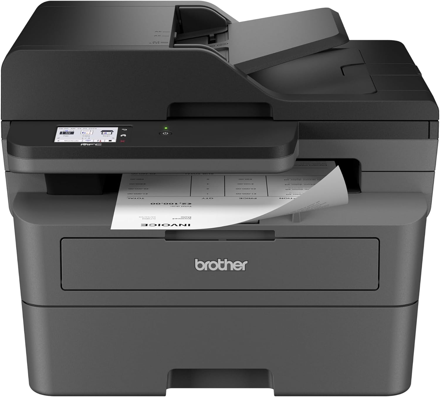 Brother MFC-L2820DW Wireless Compact Monochrome All-in-One Laser Printer with Copy