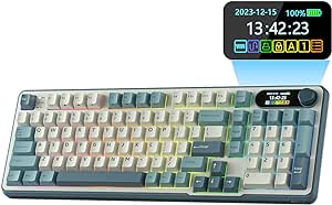 RK ROYAL KLUDGE S98 Mechanical Keyboard w/Smart Display & Knob