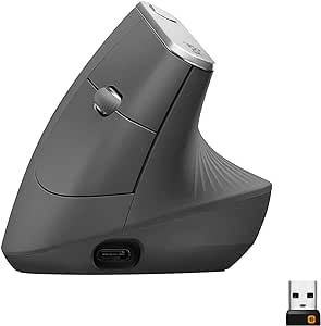 Logitech MX Vertical Wireless Mouse – Ergonomic Design Reduces Muscle Strain