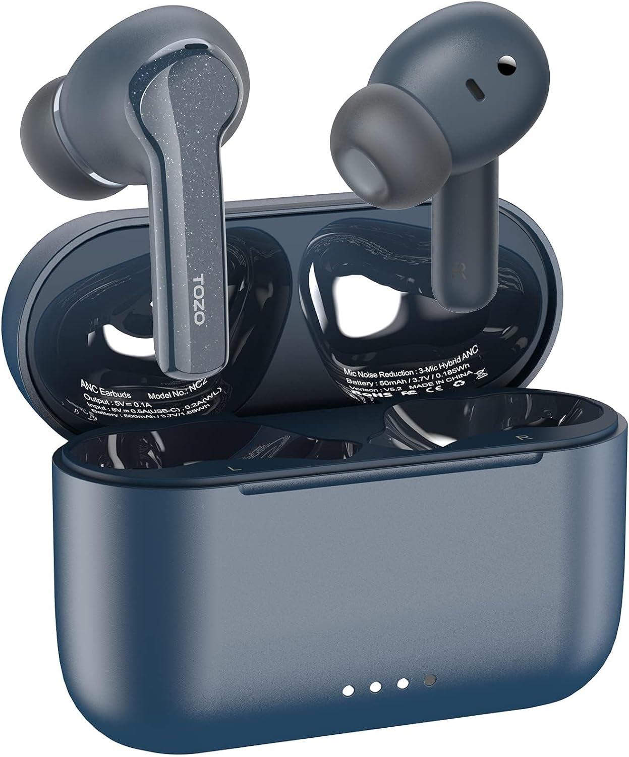 TOZO NC2 Hybrid Active Noise Cancelling Wireless Earbuds