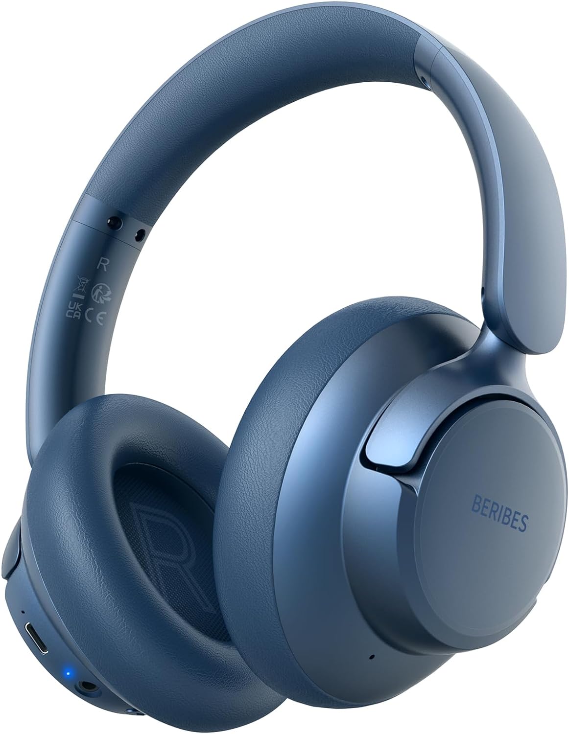 BERIBES Upgraded Hybrid Active Noise Cancelling Wireless Headphones with Transparent Modes