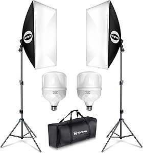 Softbox Photography Lighting Kit