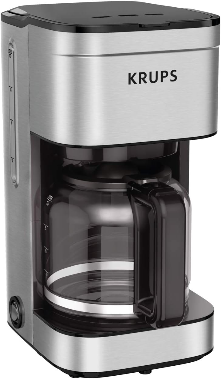 KRUPS Simply Brew: Stainless Steel 10 Cup Coffee Maker